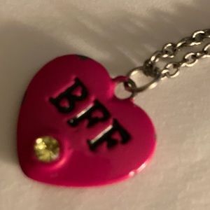 Vintage BFF pendant necklace